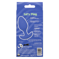 Vibrating Glow-In-The-Dark Large Butt Plug