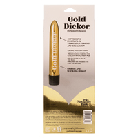 Naughty Bits Gold Dicker Personal Vibrator