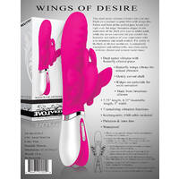 8" Wings Of Desire Rabbit Vibrator