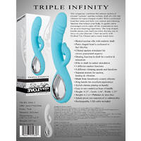  9.5" Triple Infinity Rabbit Vibrator