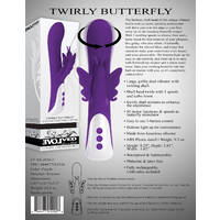 9" Twirly Butterfly  Rabbit Vibrator