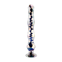 Playboy Pleasure JEWELS WAND Clear Glass 20.3 cm Dildo