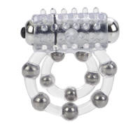 Maximum Beaded Vibrating Cock Ring