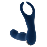 Zero Tolerance BY ALL MEANS Blue 13.4 cm USB Rechargeable Prostate Massager with Cock Ring