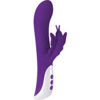 9" Twirly Butterfly  Rabbit Vibrator