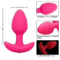 Vibrating Glow-In-The-Dark Butt Plug