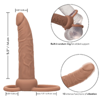 Performance Maxx Rechargeable Dual Penetrator Brown