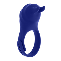 Zero Tolerance ADJUSTABLE FUN RING Blue USB Rechargeable Cock Ring with Wireless Remote