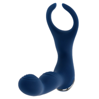 Zero Tolerance BY ALL MEANS Blue 13.4 cm USB Rechargeable Prostate Massager with Cock Ring