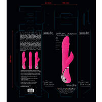 9" Cotton Candy Rabbit Vibrator