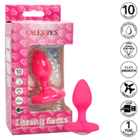 Cheeky Gems Medium Rechargeable Vibrating Probe- Pink