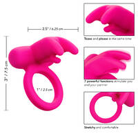 Clit Flicker Vibrating Cock Ring