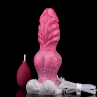 9" Squirting Beast Demon Cock