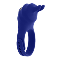 Zero Tolerance ADJUSTABLE FUN RING Blue USB Rechargeable Cock Ring with Wireless Remote