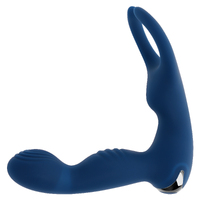 Zero Tolerance BY ALL MEANS Blue 13.4 cm USB Rechargeable Prostate Massager with Cock Ring