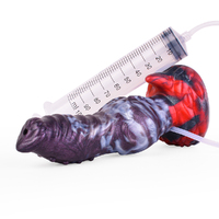 7.7" Knotted Squirting Demon Cock