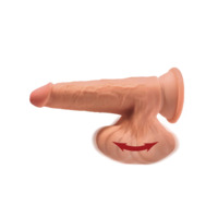 7" 3D Cock + Swinging Balls