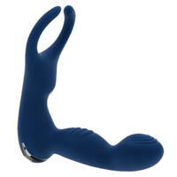 Zero Tolerance BY ALL MEANS Blue 13.4 cm USB Rechargeable Prostate Massager with Cock Ring