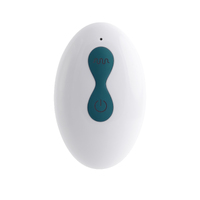 Playboy Pleasure SPINNING TAIL TEASER Blue 9.7 cm USB Rechargeable Vibrating & Rotating Butt Plug with Wireless Remote