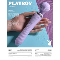 Playboy Pleasure VIBRATO Lavender 24 cm USB Rechargeable Massage Wand