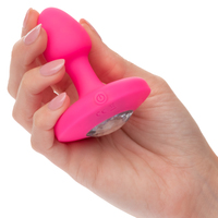 Cheeky Gems Small Rechargeable Vibrating Probe - Pink