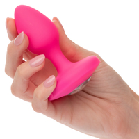 Cheeky Gems Medium Rechargeable Vibrating Probe- Pink