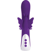 9" Twirly Butterfly  Rabbit Vibrator