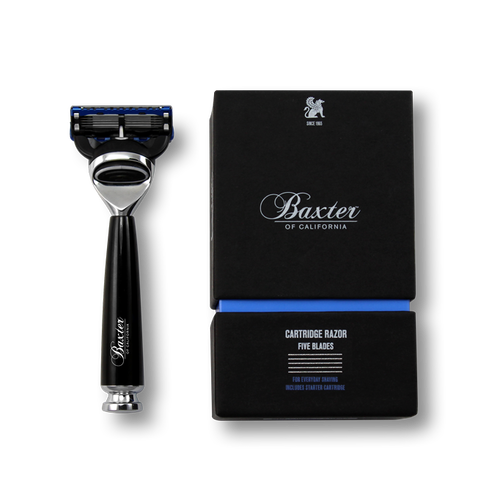 Five Blade Cartridge Razor - Black