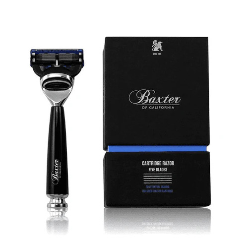 Five Blade Cartridge Razor - Black