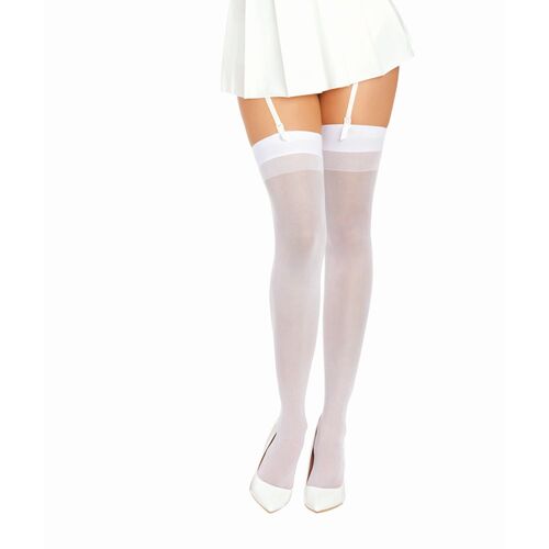 Dreamgirl Back Seam Sheer Thigh High OS