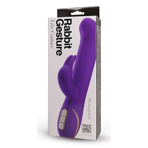 Vibe Couture Rabbit Gesture Purple