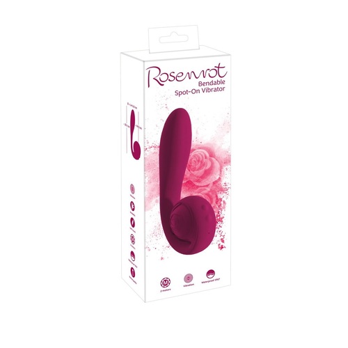 Rose Bendable Spot-on Vibrator