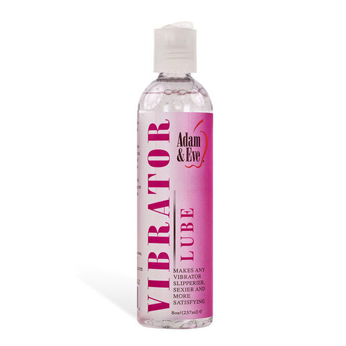 Adam & Eve Vibrator Lube Water Based Lubricant - 237 ml (8 oz) Bottle