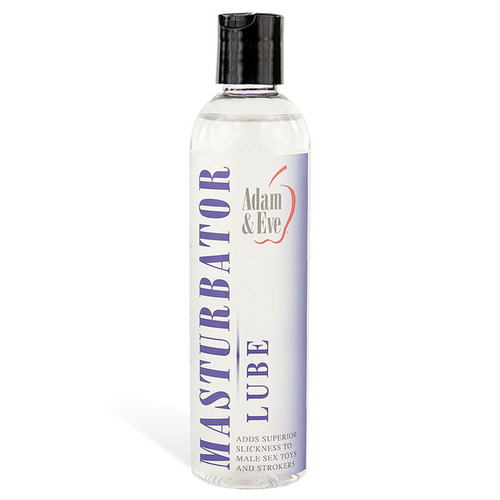 Adam & Eve Masturbator Lube Water Based Lubricant - 237 ml (8 oz) Bottle