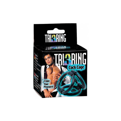 Tri 3 Ring Cock & Balls Ring