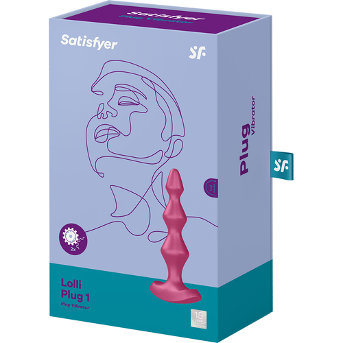 Lolli 1 Ribbed Vibrating Butt Plug