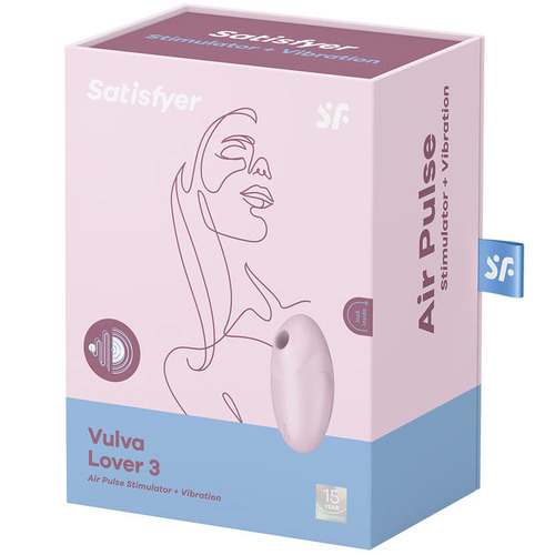 Satisfyer Vulva Lover 1 - Blue Blue USB Rechargeable Air Pulse Clitoral Stimulator