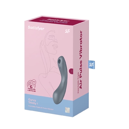 Satisfyer Curvy Trinity 1 Bluegrey