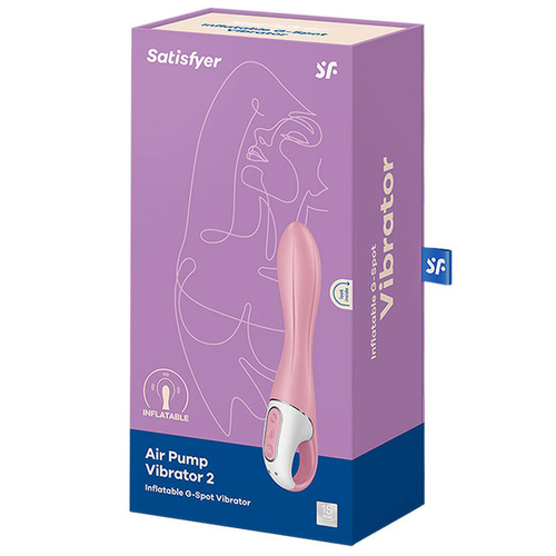 Satisfyer Air Pump Vibrator 2 Light Red