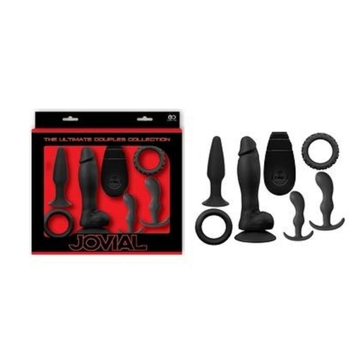 Jovial 6pce Anal Kit with Vibrating Butt Plug