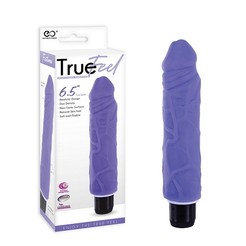 TRUE FEEL 6.5 PURPLE REALISTIC VIBRATOR