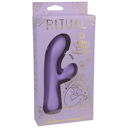 RITUAL Aura Rechargeable Silicone Rabbit Vibe Lilac