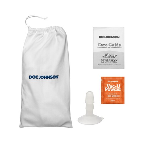 Signature Cocks - The Flesh Mechanic - 7.5 Inch ULTRASKYN Cock with Removable Vac-U-Lock Suction Cup Vanilla