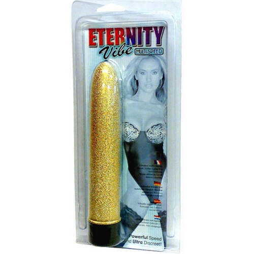 6.5" Glitter Gold Vibrator