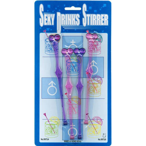 Sexy Boobs Drinks Stirrer Set