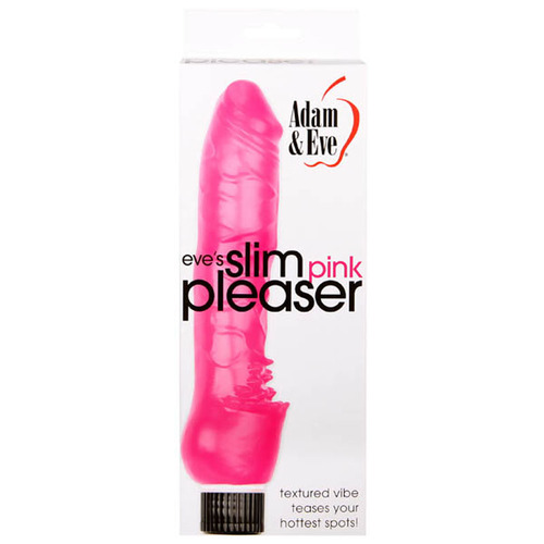 Adam & Eve Eve's Slim Pink Pleaser Pink 20.3 cm (8'') Vibrator