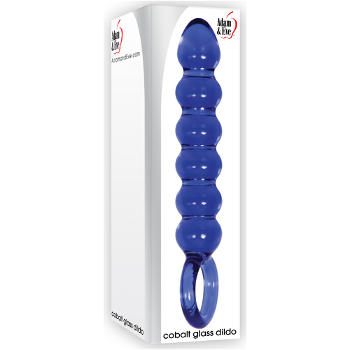 7.5" Cobalt Glass Dildo