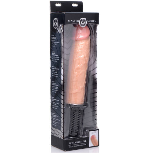 10" Vibrating Cock + Handle