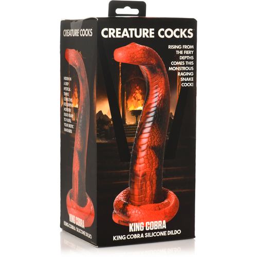 8" King Cobra Silicone Dildo