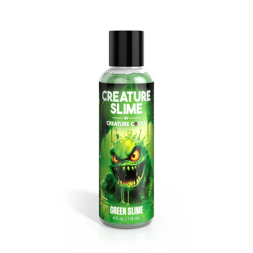 Creature Slime by Creature Cocks - Green Slime Green Water Based Lubricant - 118 ml Bottle